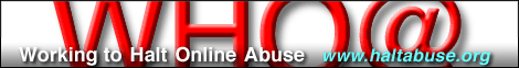 Working to Halt Online Abuse
